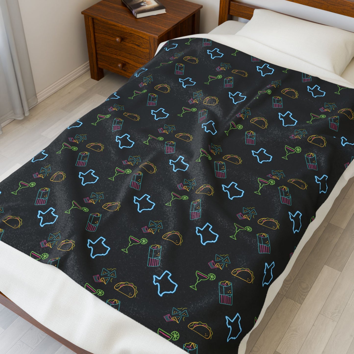 Neon Texas Blanket