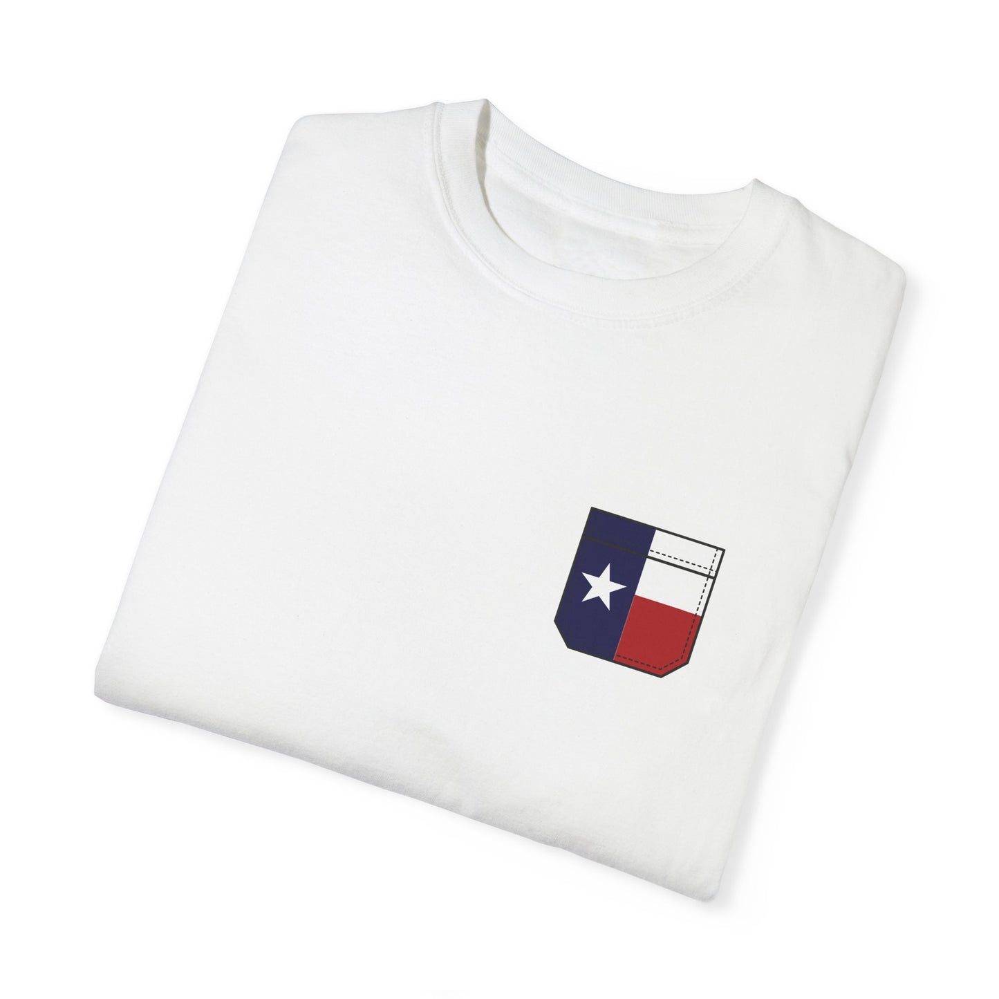 Texas Flag Pocket T Shirt