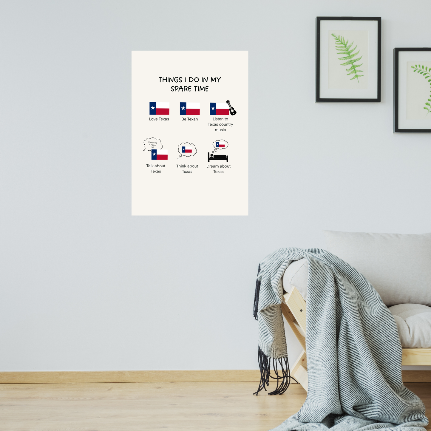 Things I Do In My Spare Time – Texas Poster