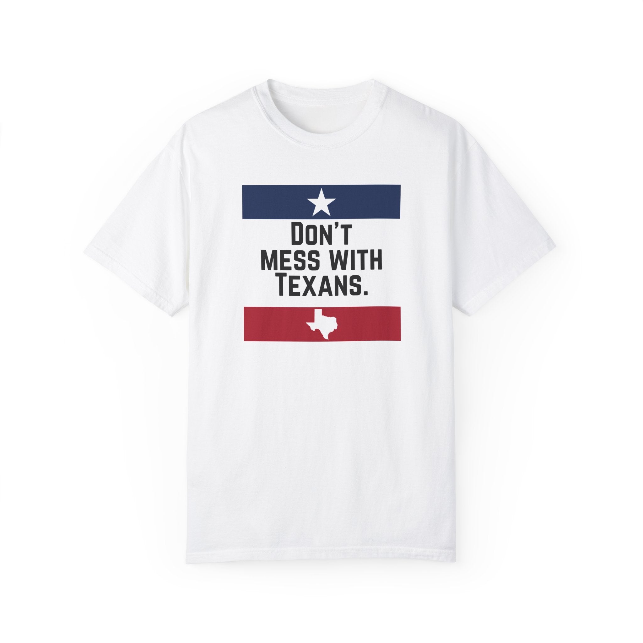 Don't Mess With Texas T-Shirt For Women - Soft Short Sleeve Graphic Tee - Funny Letter Print Top