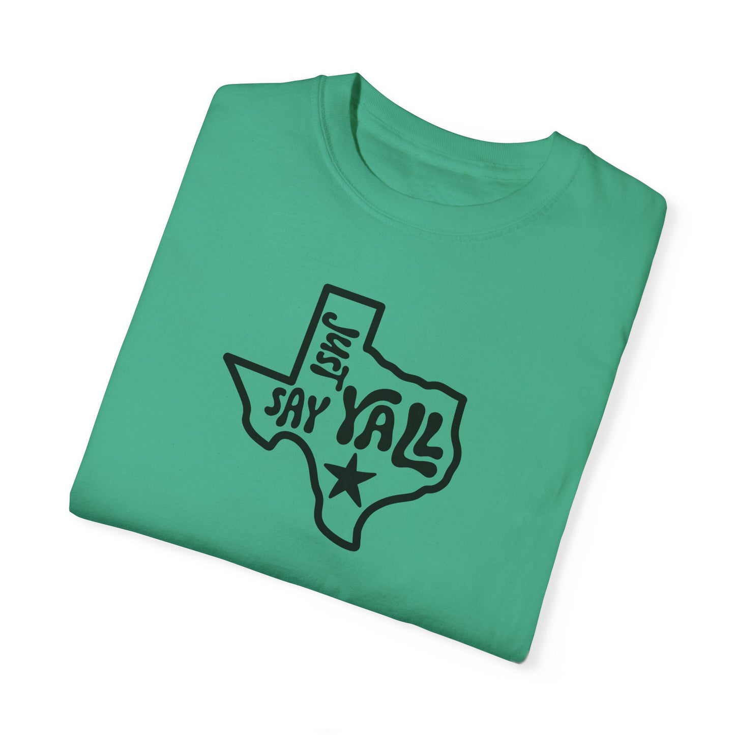 Texas Shape 'Just Say Yall' T-shirt