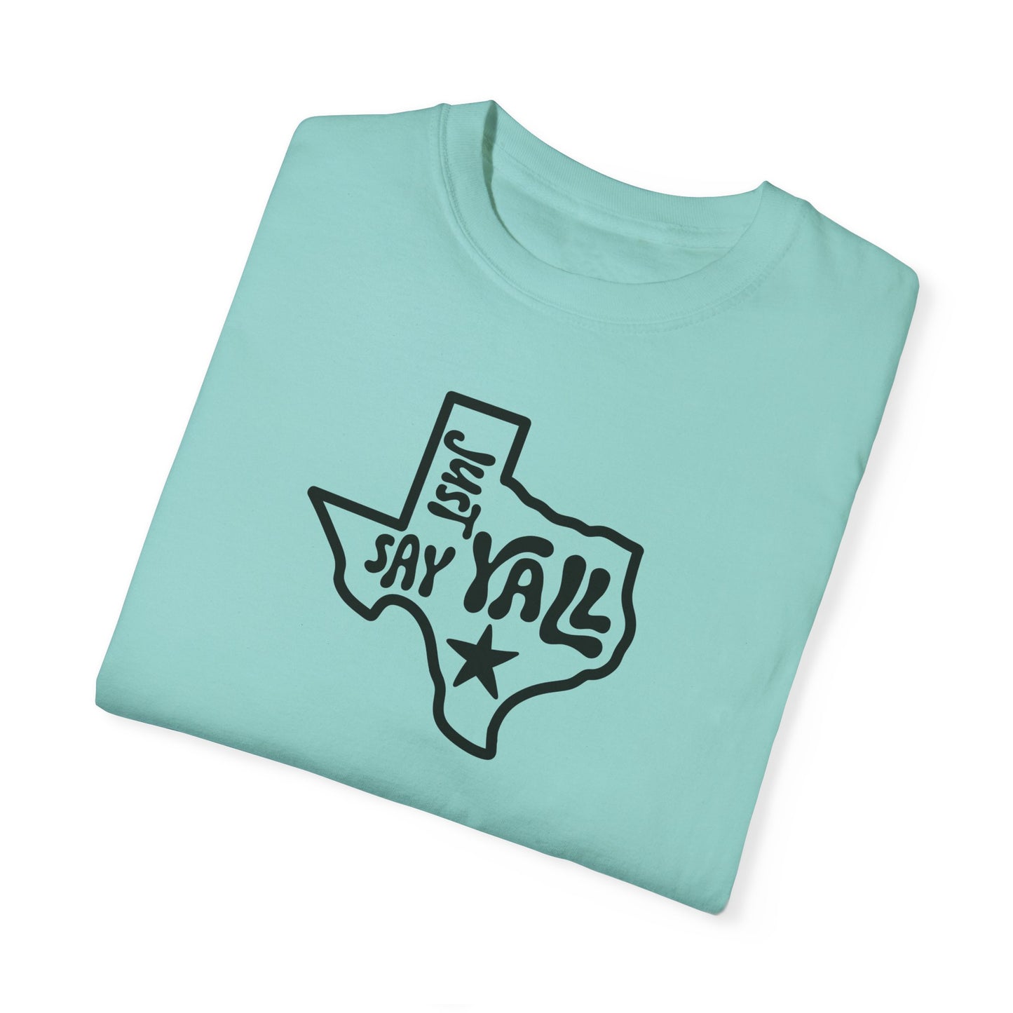 Texas Shape 'Just Say Yall' T-shirt