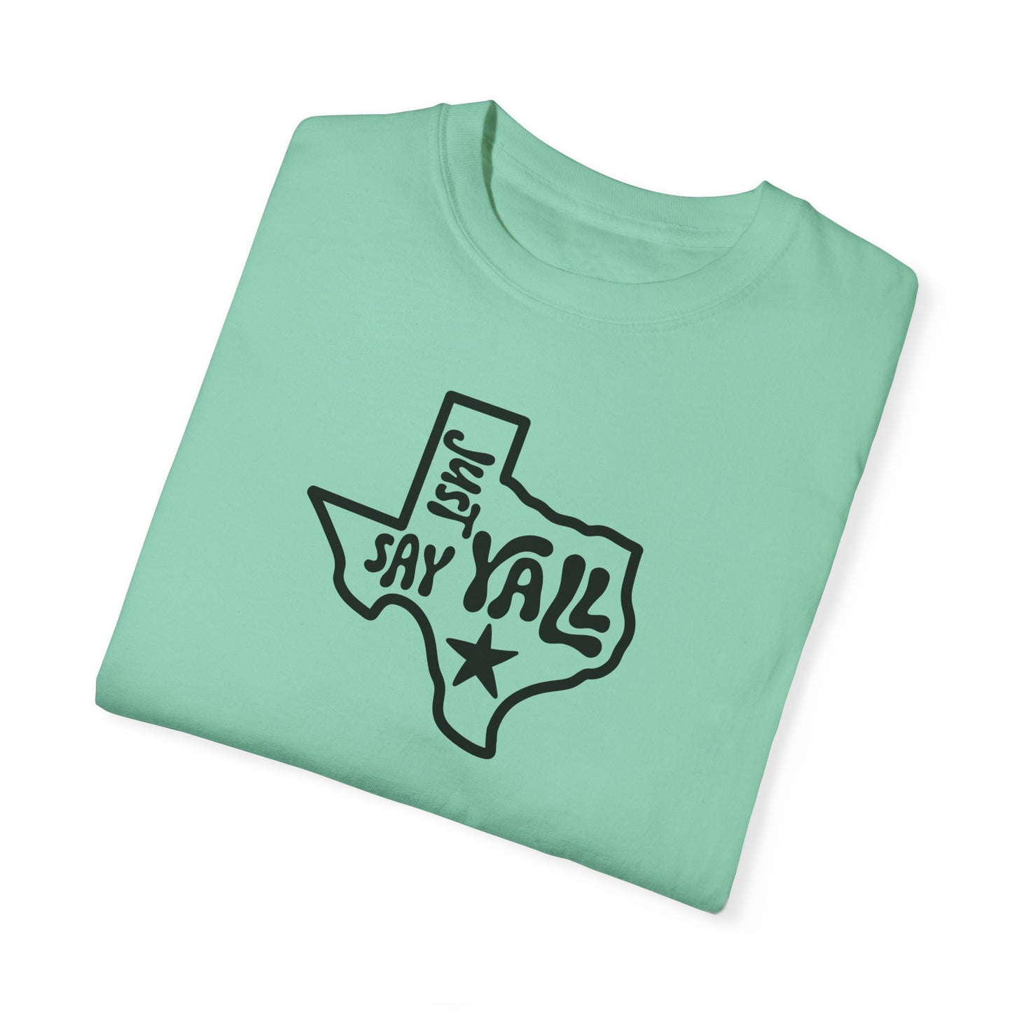 Texas Shape 'Just Say Yall' T-shirt