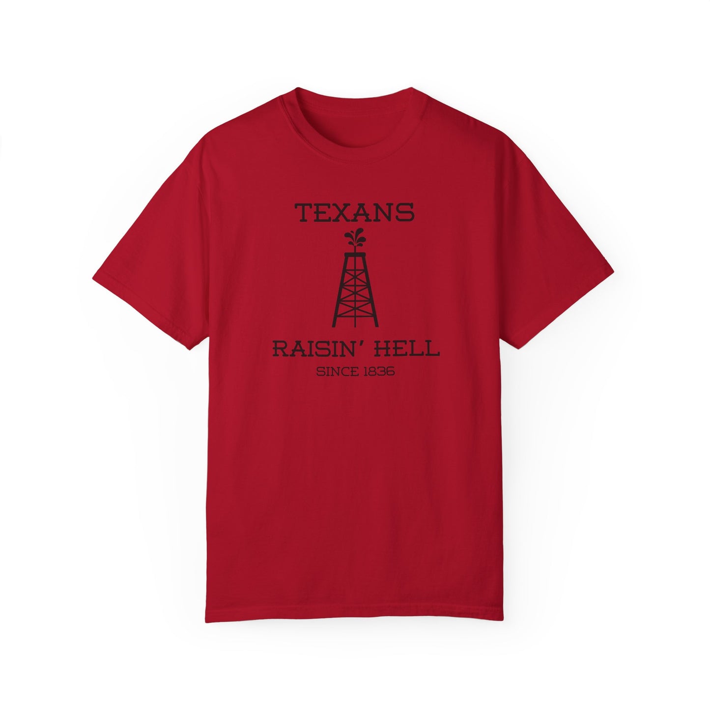 Texans Raisin' Hell Unisex Garment-Dyed T-Shirt | Vintage Texas Tee
