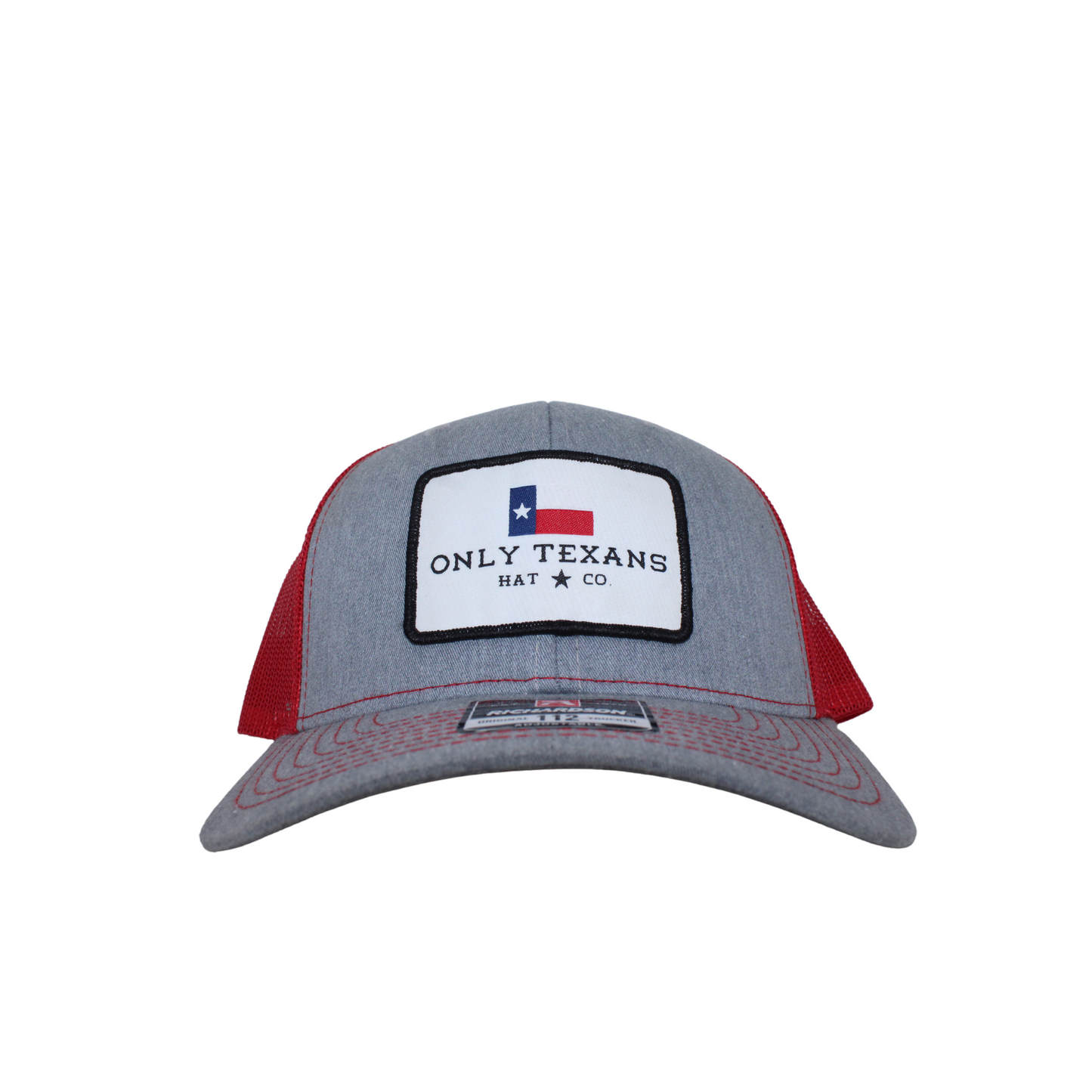 Only Texans Hat Co. - Heather Grey/Red Richardson 112
