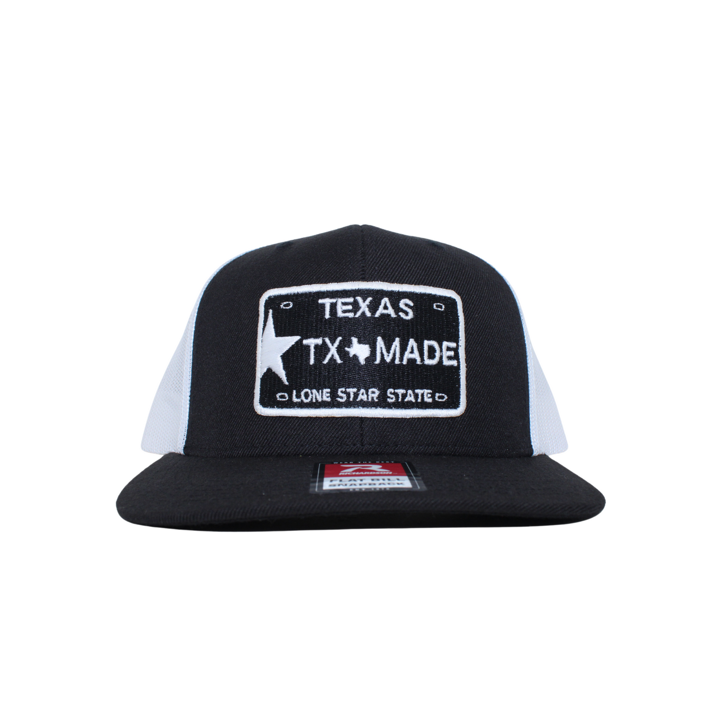 TX MADE Hat - Black/White Richardson 511