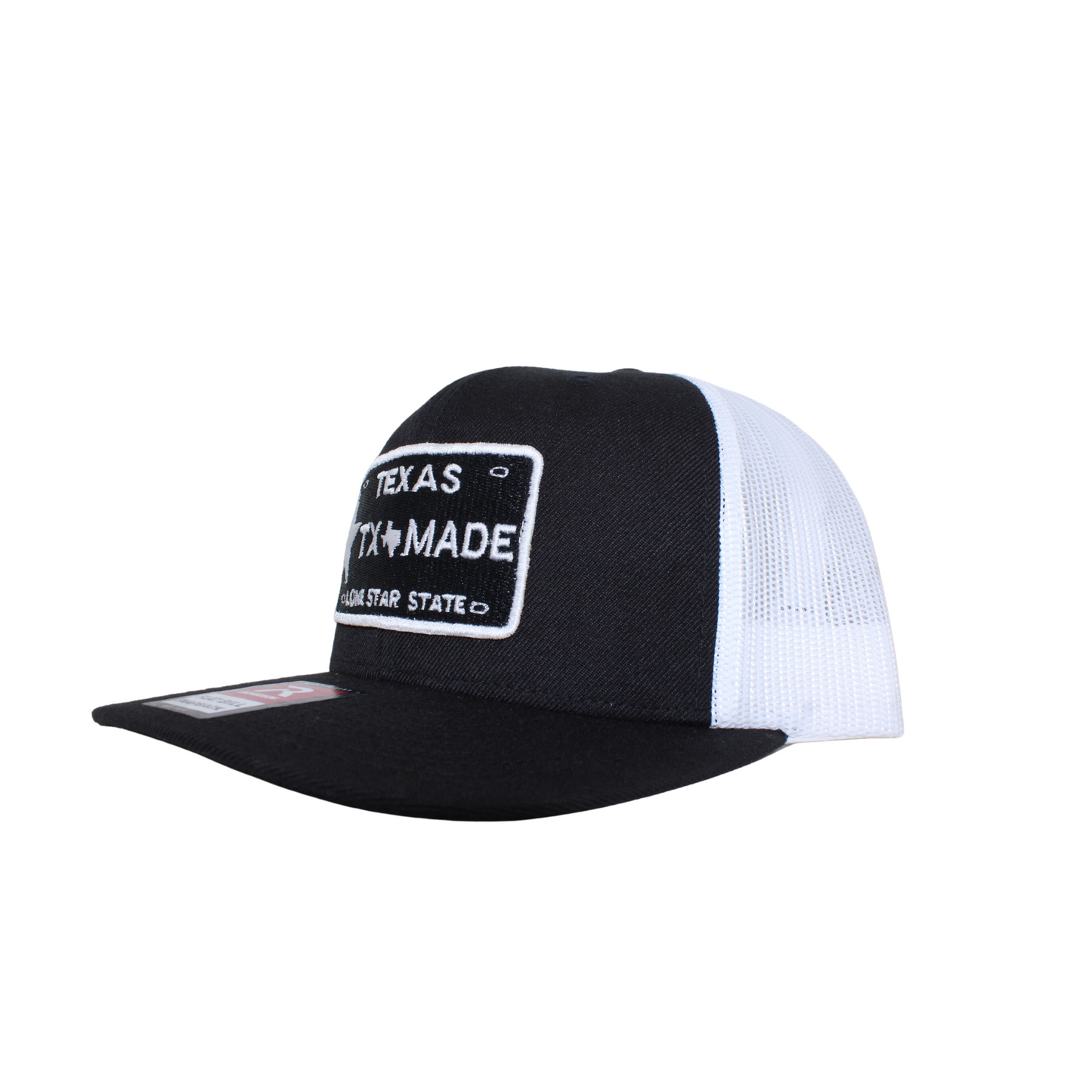 TX MADE Hat - Black/White Richardson 511