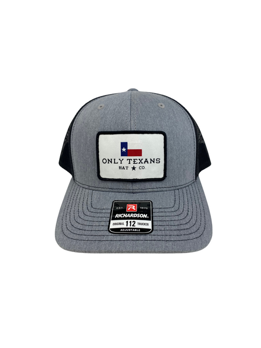 Richardson 112 Only Texans Hat Co. - Heather Grey/Black