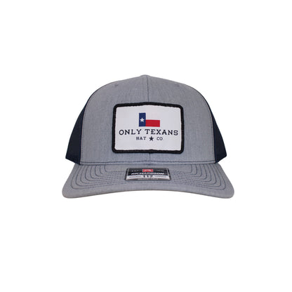 Only Texans Hat Co. - Heather Grey/Navy Blue Richardson 112